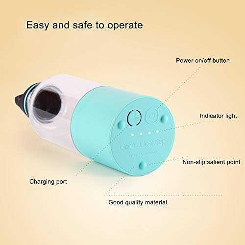 Honorall 500 ml Copo Espremedor Elétrico Portátil de Viagem Ao Ar Livre USB Recarregável Liquidifica