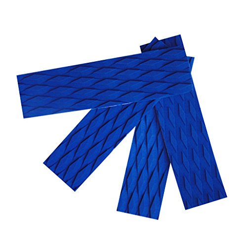 4 Pezzi Surfboard Traction Tail Pads, Antiscivolo