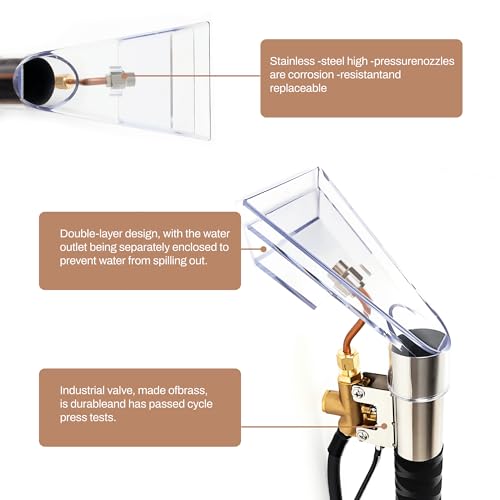 Image of Better Extractor Hose Kit, Compatible with Shop Vac Extractor Kit, (Vacuum cleaner head)
