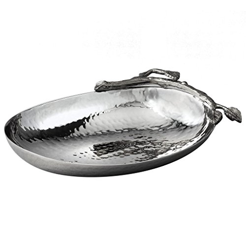 Elegance Heim Concept Silver' Leaf Nut Dish