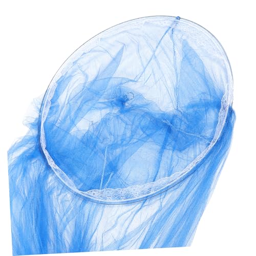 Dosel de cama princesa y carpa redonda de encaje para dormitorios queen 4