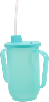 Adult Feeding Cup 2 Pack PP Spill Proof with Straw