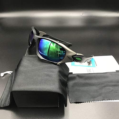NSGJUYT Polarized UV400 Half Metal Cycling Glasses Men Women Running Riding Sunglasses Sport MTB Road Bike Eyewear Bicycle Goggles (Color : Paper Box Color 5)