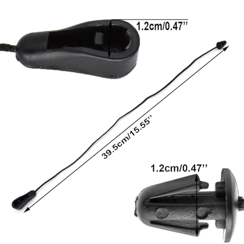 Cuerda de maletero para Ford Focus 2 Hatchback cable sujeción de bandeja trasera 2004-2011 3