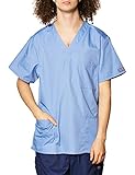 Cherokee Originals Unisex V-Neck Scrubs Shirt, Ceil, Medium