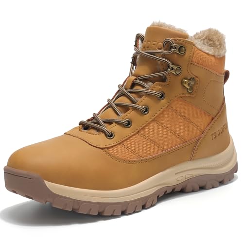 Image of SKDOIUL Men's Waterproof Outdoor Warm Snow Boots