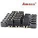 SoloGood Amass 10 Pair XT60H Bullet Connector Black Plug Female & Male (Upgrated of XT60) Plug for RC Lipo Battery Parts
