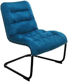 Zenree Bedroom Reading Chairs with Soft Cushion for Living Room/Apartment/College Dorm, Blue
