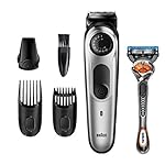 Braun Beard Trimmer BT5260, Hair Clippers for Men, Cordless & Rechargeable, Mini Foil Shaver, Detail Trimmer with…