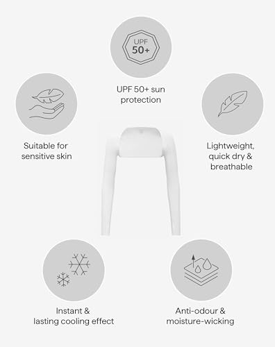 Solbari Women’s Shoulder Wrap UPF50+ Cooling Collection, Breathable, Moisture-Wicking with UV Sun Protection3