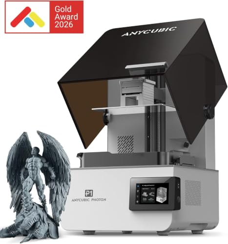 Image of 3IDEA Anycubic Photon P1 Resin 3D Printer, with Dual-Color /-Material Printing, Stability Ball Screw, 14K Precision & LighTurbo 4.0, 8000cps Resin Compatible, Large Build Size 8.78x4.96x9.05in