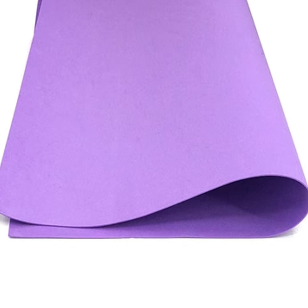 Thin Foam Sheets 10pcs 1mm EVA Foam Sponge Papers Scrapbooking Craft Handmade Foam Sheets for Background Decor Cardboard Foam Craft Sheets 40x60cm (Color : Light Purple)