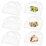 Mesh Food Covers Outdoor Masonda Pop-Up Food Tents(6 Pack) for Picnics/Grill/Party Outside Food Umbr