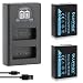 Produktbild Blumax 2X Akku 1140mAh für Fujifilm NP-W126s/NP-W126 + Slim Dual-Ladegerät USB für Fujifilm XT-3 XT3 XT-200 X-A7 XA7 X-T1-X-T10-X-Pro1-X-E1-X-E2-X-M1-X-A1-X-A2-X-Pro2-X-ES2-X-A3 HS50EXR