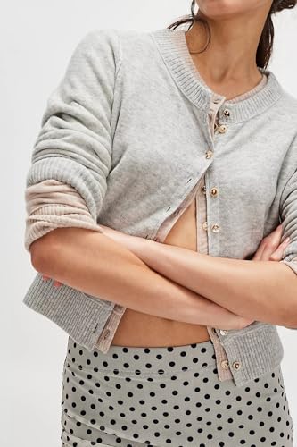 Image of Cardigan Sweaters for Women Lightweight Crew Neck Button Down Long Sleeve Open Front Knit Cardigans