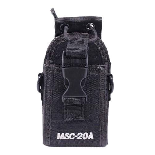 Ldabrye - Nylon Belt Bag Two-Way Radio Case with Adjustable Shoulder Strap, Suitable for Outdoor Use Emergency Service Security