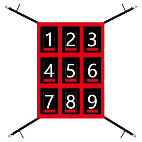 Zynphancer 野球ピッチングネット 9ストライクゾーン対応 ? 屋内外兼用 調整可能 バッティング練習用 ソフトボール兼用