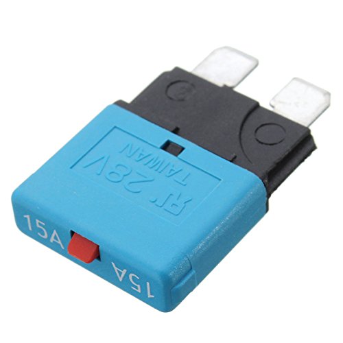 Chavis 1pc Auto Marine Circuit Breaker Blade Fuse Resettable Blade Fuse