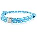 Produktbild Skipper Surfer-Armband mit Charm für Damen und Herren - Blau/Rot/Grau 6773