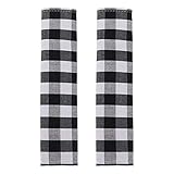 Qcwwy Kühlschrankgriffabdeckungen, Waschbarer, Rutschfester Leinenschutz für Küchen- und Haushaltsgeräte, Passend für die Meisten Griffe, Inklusive 2 Größenvarianten, Andere Näh- und