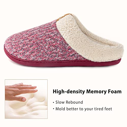 ULTRAIDEAS Women's Indoor Bedroom Slippers with Memory Foam