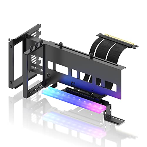 【新着商品】EZDIY-FAB 新しいRGB 垂直 PCIe4.0 GPUブラケ Amazon | EZDIY-FAB シールド シリーズ 新しいRGB 垂直 PCIe4.0