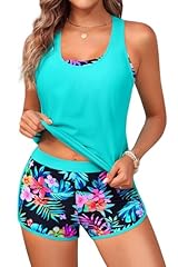 Aqua Colorful Floral