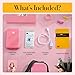 KODAK Step Sofort-Smartphone-Fotodrucker - Tragbarer Mini-Farb-Mobilfotodrucker - Zink 2x3” Klebefotos - Bluetooth-kompatibel mit iOS- & Android-Geräten - Spaßige Bearbeitungs-App - Rosa