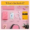 KODAK Step Instant Smartphone Photo Printer, Portable Mini Color Wireless Mobile Printer, Zink 2x3 (5.1x7.5 cm) Sticky-Back Photos, Bluetooth Compatible with iOS & Android Devices, Editing App, Pink