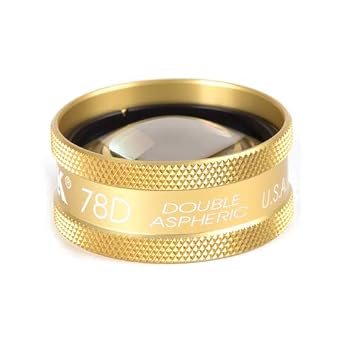 Volk Optical 78D Indirect Ophthalmic Slit Lamp Lens Gold