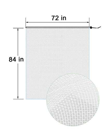 Vensovo Garden Bug Netting Insect Barrier -2 Pcs 72 Inchx84 Inch Plant Netting With Drawstring thumb #1