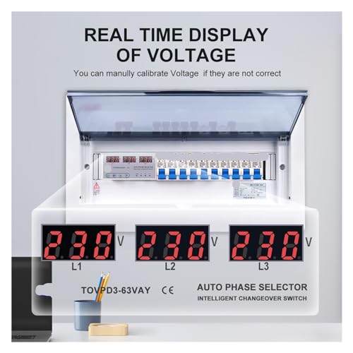 Sélecteur de phase triphasé pour sécuriser le tableau électrique de la maison connectée
