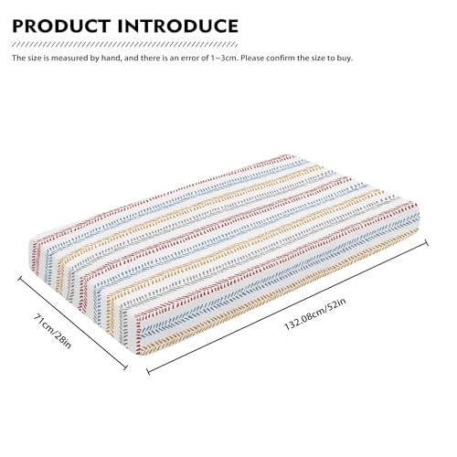 Image of Arrow Baby Crib Sheets for Boys Girls Colorful Arrow Fitted Crib Sheet for Standard Crib and Toddler Mattress Cute Baby Mattress Sheets Toddler Bed Sheet 52x28x8 in