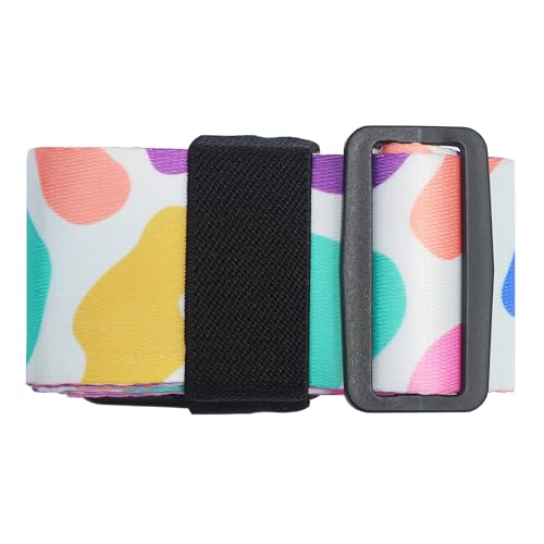 Image of Luggage Straps for Suitcases TSA Approved Easy Pack Organized Suitcase Strap, Luggage Strap, Luggage Belt Strap, Bag Straps for Luggage. Buckle Straps Travel Accessories (Cow Printing)