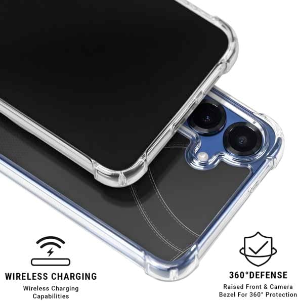 Skinit Clear Phone Case Compatible with Galaxy S25 Plus - Officially Licensed NFL Las Vegas Raiders Team Jersey Design