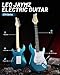 Leo Jaymz Beginner Electric Guitar Complete Kit with Portable Amp, Padded Gig Bag & Full Accessories, Maple Neck SSS Pickups(Blue)