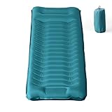 Inflatable Camping Sleeping Pad with Built-in Foot Pump 14cm Thick...