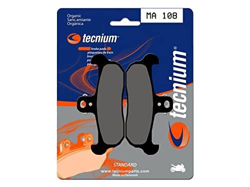 Plaquettes de frein TECNIUM route organique MA108 évite le sifflement