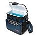 Titan Deep Freeze Cooler - 48 Can Zipperless Hardbody Cooler - Deep Freeze Insulation, HardBody Liner, and SmartShelf - Navy Blue