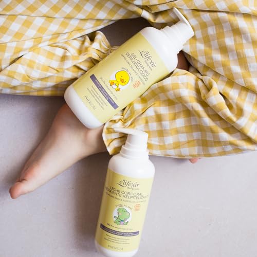 Miniatura 4 de Elifexir Baby Care, Set De Regalo Para Bebés O Recién Nacidos, Gel Champu Dermatológico 500 Ml Leche Corporal Hidratante 400 Ml Crema De Pañal 75 Ml Crema Facial 50 Ml Neceser