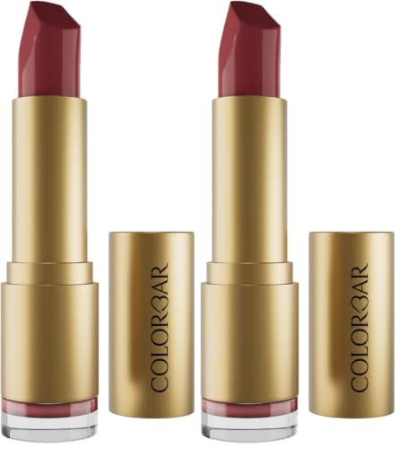 Image of Colorbar Velvet Matte Lipstick, Bare, 4.2g | Creamy matte finish | High Pigmented Formula | Lasts upto 5 Hours | Smudgeproof (Pack of 2)