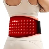 Comfytemp 5000mAh Portable Red Light Therapy Belt for Body, Near Infrared Light Therapy Wrap, 13W Wearable Light Wrap for Lower Back Waist Belly Joint Muscle, 50''x7''