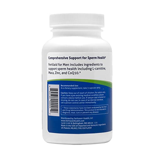 Fairhaven Health FH-002 Fertilaid For Men Prenatal Male Fertility Supplement thumb #7