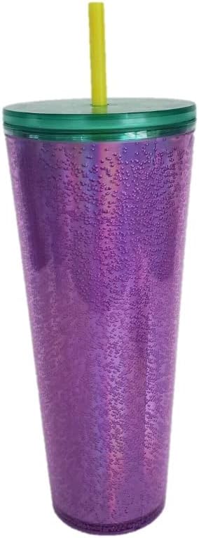 Miniatura 2 de Starbucks Vaso de vaso frío Venti 24 oz Verano 2022 (Emoji de burbujas moradas)
