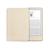 Tacky Design Solid Color Skin for Kindle Skin Decal 11th Generation 2022 Wrap Classic Color Vinyl, Premium 3M Decal Sticker for Full Surface Coverage (Cream, Kindle (11th Gen, 2022))