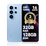 Blackview Wave 10, Sim-free & Unlocked Mobile Phones, Android 16 Phone, 6.88" 120Hz Phone Android, 32GB+128GB Unlocked Phone, 32MP+13MP Smart Phones, Fingerprint, Face Unlock, Bluetooth 5.2