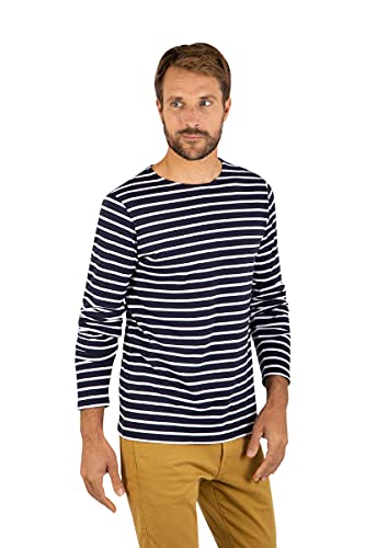Armor Lux Plozevet Camiseta, Multicolor (Navire/Blanc 600), Medium para Hombre Cover