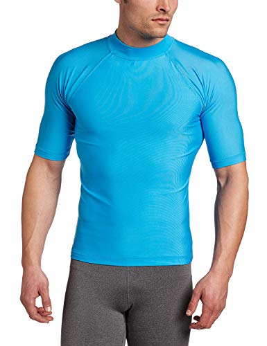 Image of Kanu Surf Men's Fiji UPF 50+ Short Sleeve Sun Protective Rashguard Swim Shirt