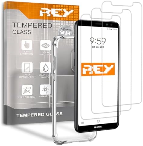 REY 3X Protector de Pantalla y Funda Anti-Shock para Huawei Mate ...