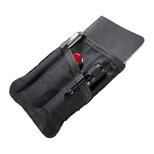 Hide & Drink, Mehrzweck-Tasche aus gewachstem Segeltuch, kompakte Mehrzweck-Tasche mit Reißverschluss, Mini-Camping-Werkzeugkoffer, handgefertigt, inkl. 101 Jahre Garantie (Anthrazitschwarz)